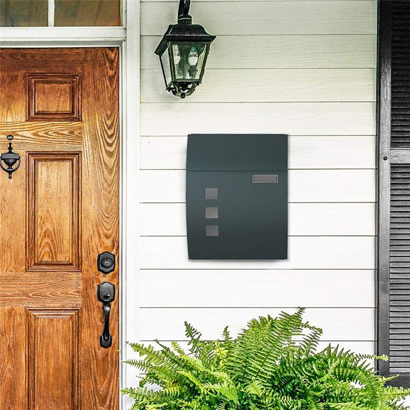 AEE4-Wall Mounted Post Box - W - Home Security Letters recension och pris