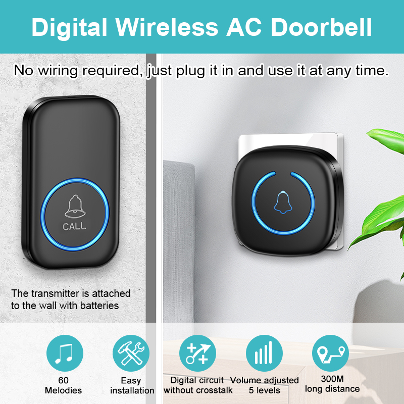 EZHEN Smart Wireless Doorbell  - Home Security Bell recension och pris