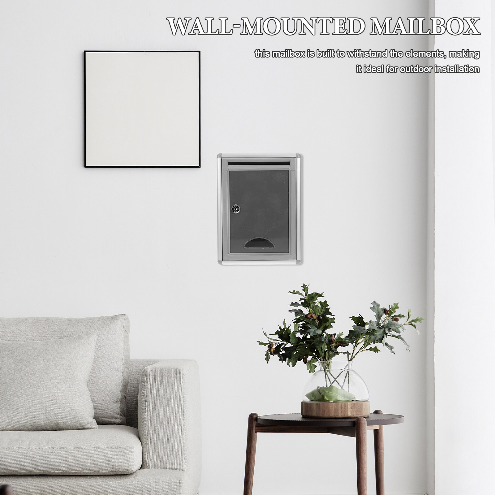 1Set Wall Mounted Letter Box w - Home Security Letters recension och pris