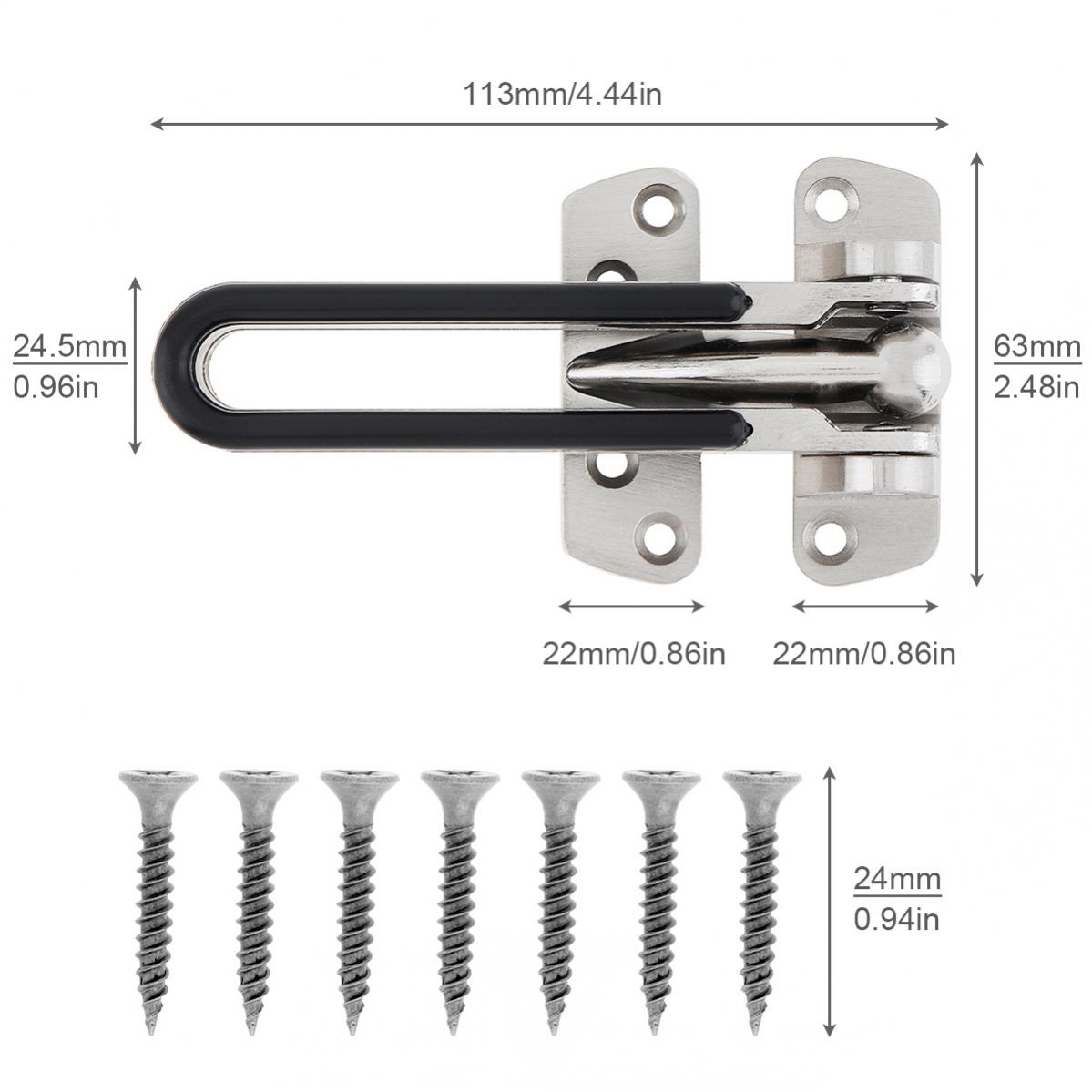 Door Chains Zinc Alloy Extende - Home Security Bundle recension och pris