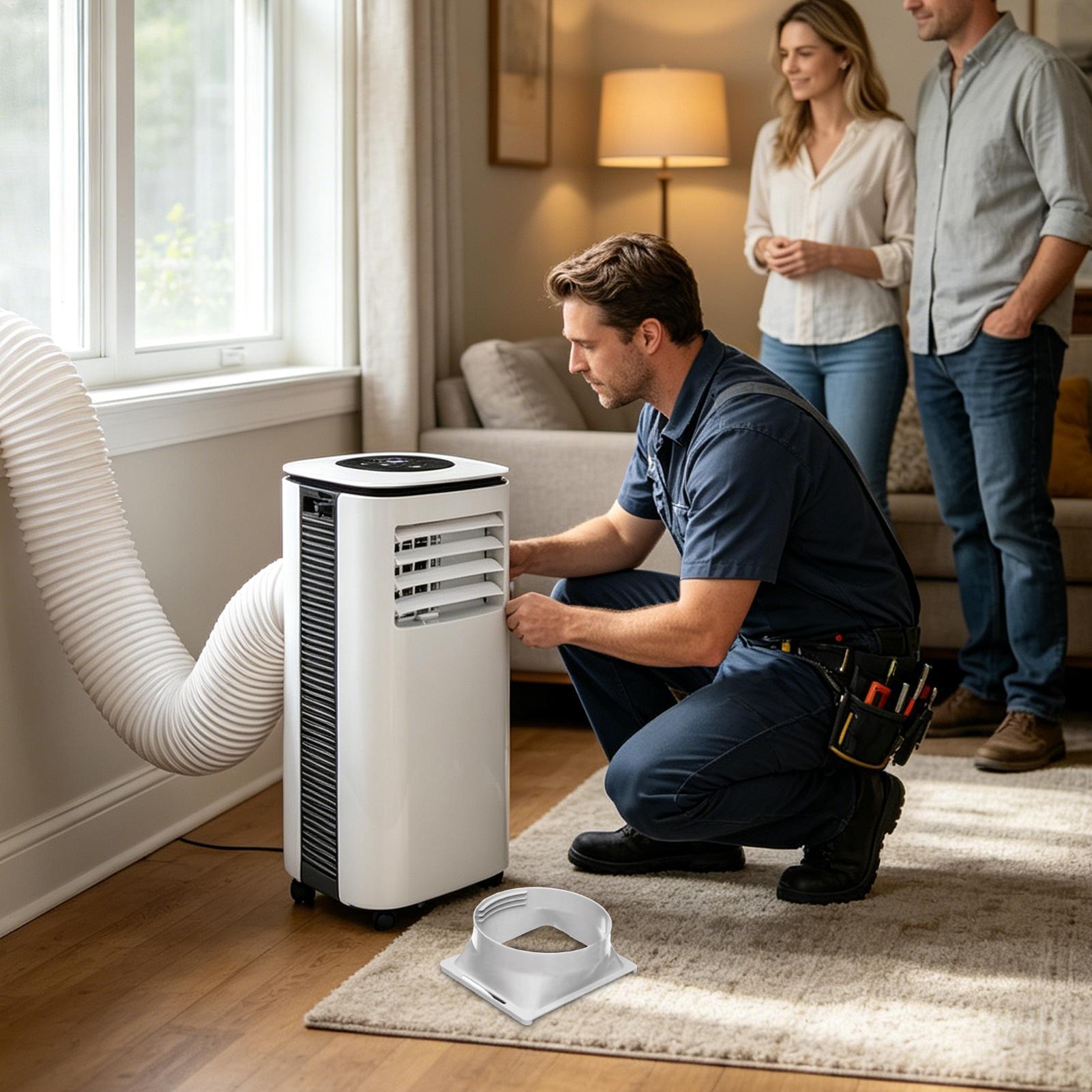5.9 Inch Square Ac Exhaust Hos - Home Security Units recension och pris