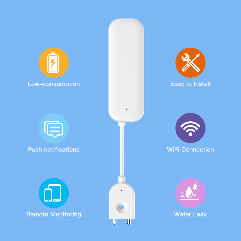 Tuya WiFi ZigBee Water Sensor  - Home Security Gadgets recension och pris