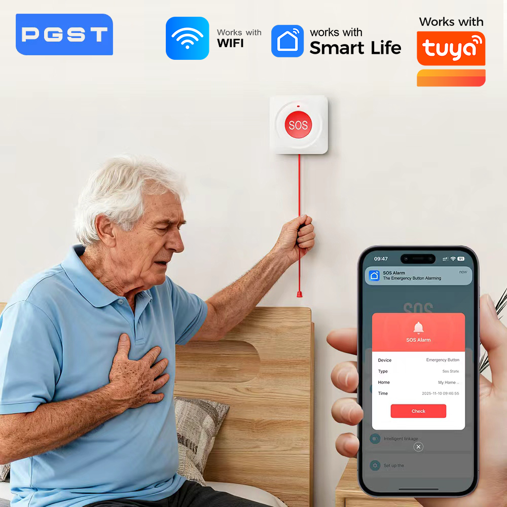 WIFI Zigbee Buttontons SOS Pus - Home Security Gadgets recension och pris