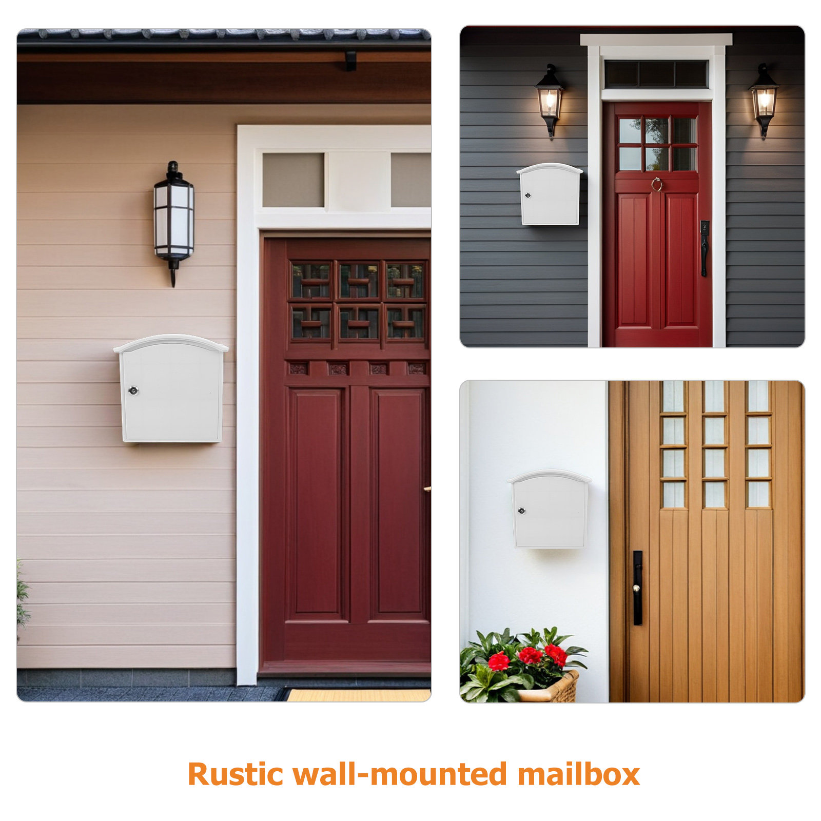 2Pcs Outdoor Rustic Wall Mount - Home Security Letters recension och pris