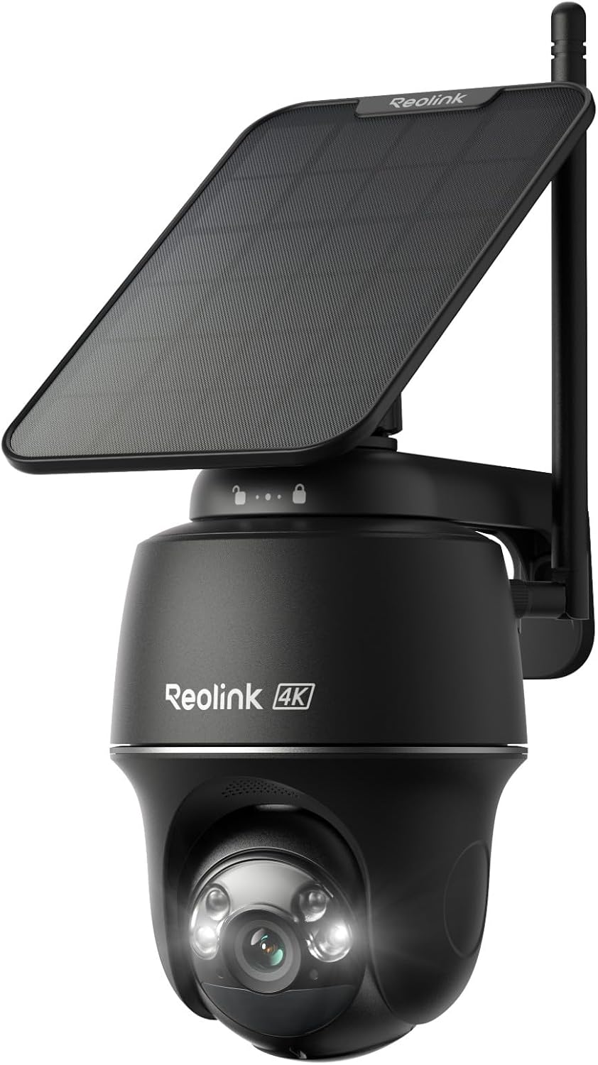 4K Wireless Outdoor Solar Secu - Home Security No Monthly Fee recension och pris