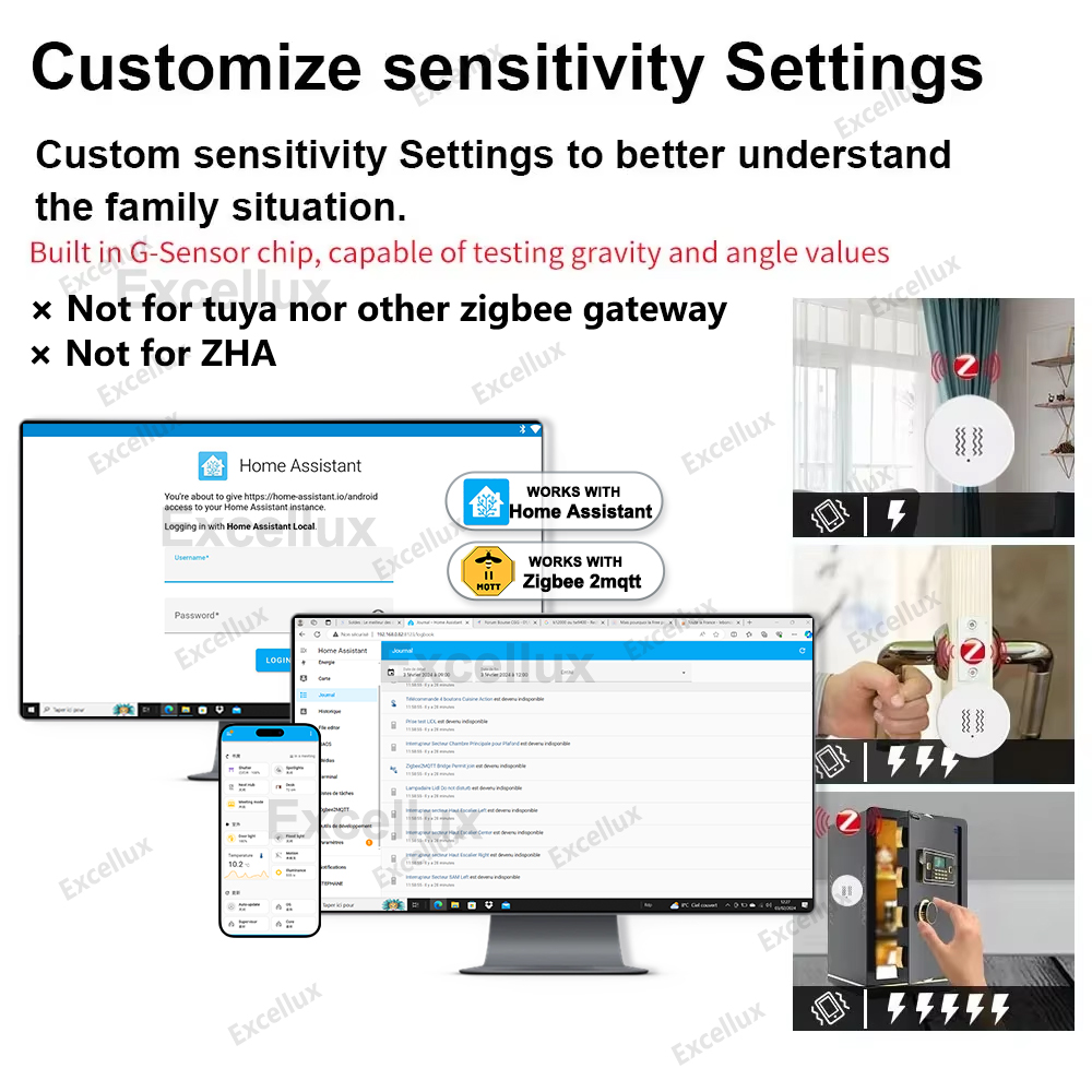 Zigbee 3.0 Smart Vibration Sen - Home Security Gadgets recension och pris