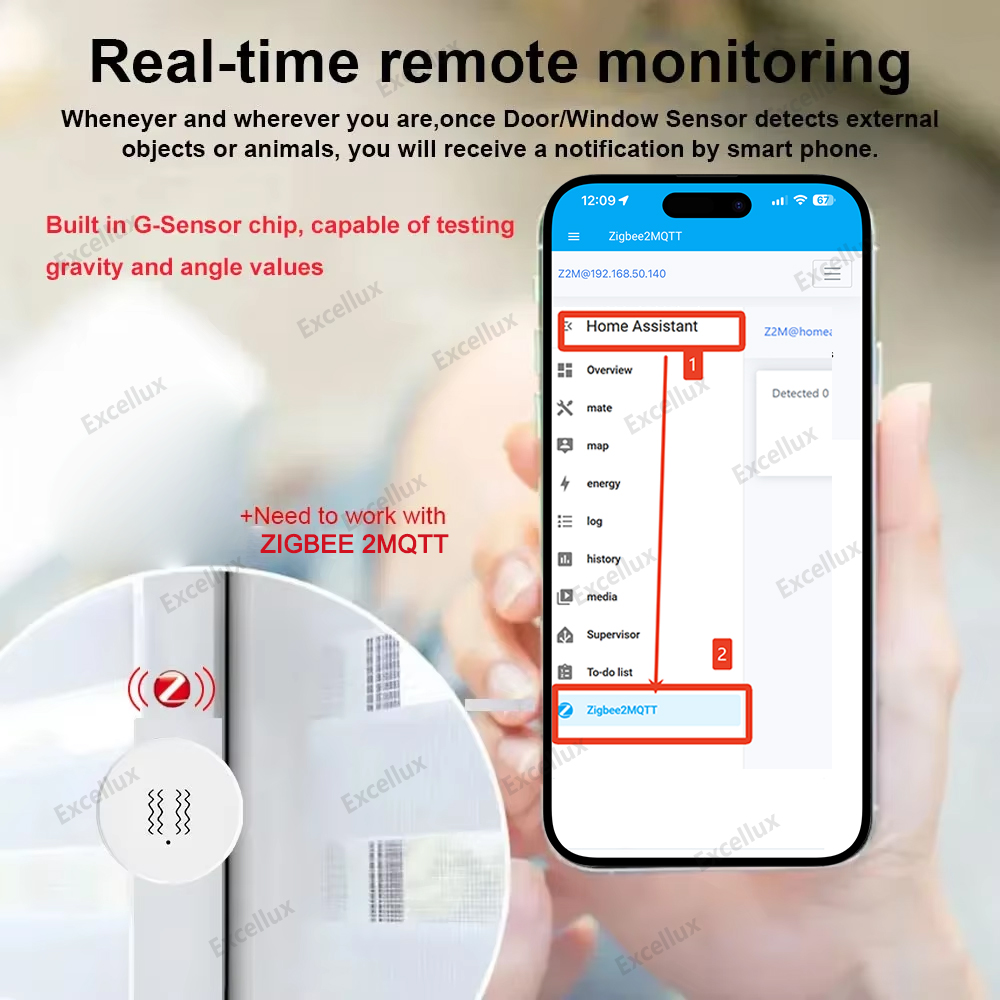 Zigbee 3.0 Smart Vibration Sen - Home Security Gadgets recension och pris