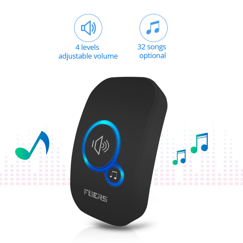 Fuers Wireless Doorbell Home W - Home Security Bell recension och pris
