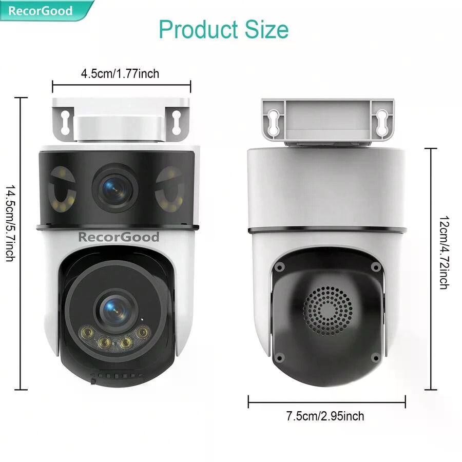 RecorGood Dual-Lens Dual-View  - Home Security No Monthly Fee recension och pris