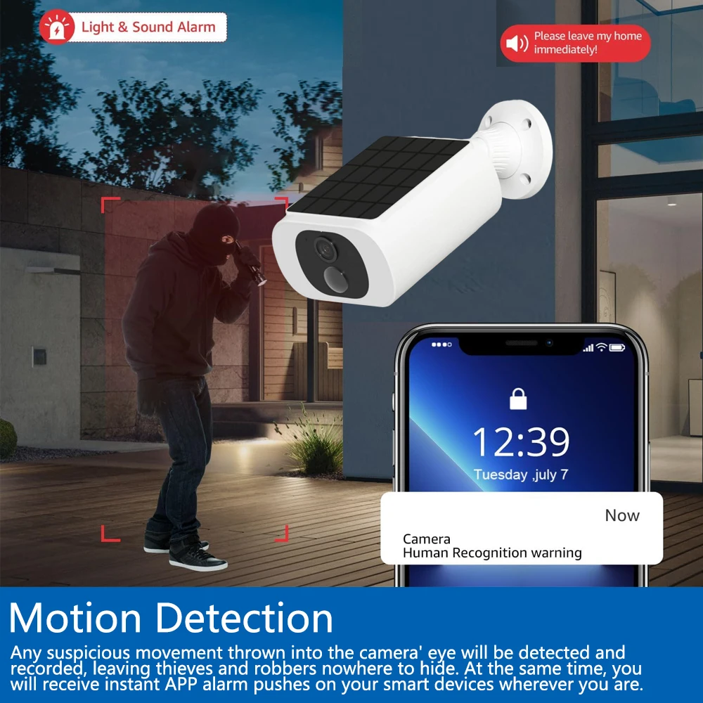 Tuya 5MP Solar Security Camera - Home Security Cameras Wireless recension och pris