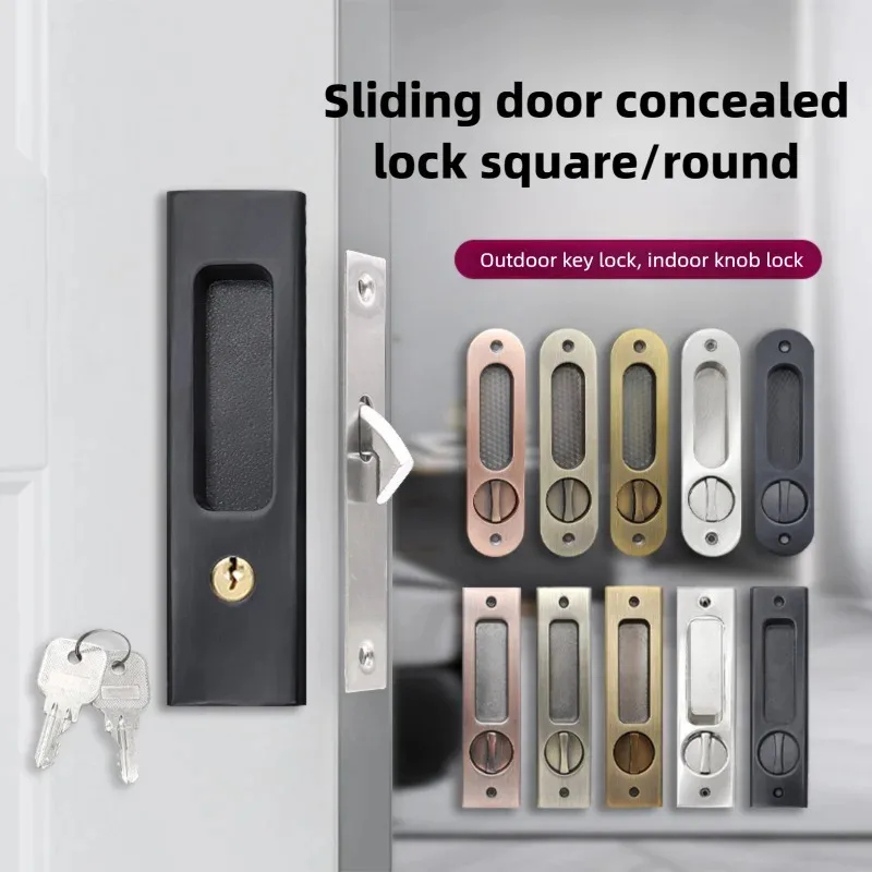 Heavy-Duty Black Sliding Door  - Home Security For Doors recension och pris