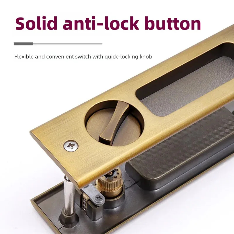 Heavy-Duty Black Sliding Door  - Home Security For Doors recension och pris