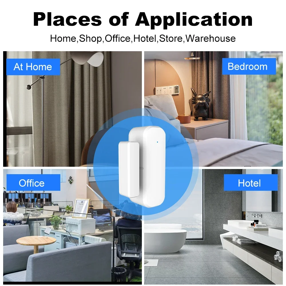 ZigBee Door Window Sensor Wire - Home Security Gadgets recension och pris