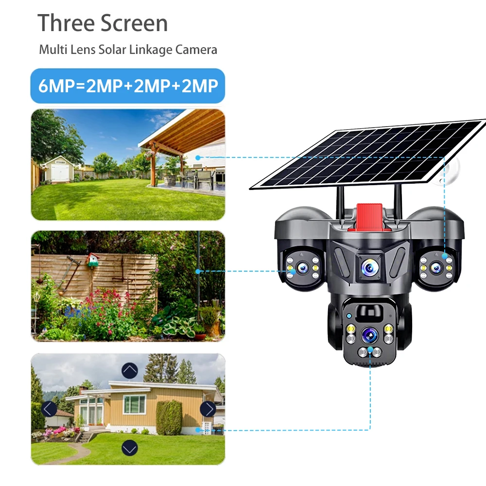 KERUI Outdoor PTZ 6MP 4G SIM W - Home Security Kamera recension och pris