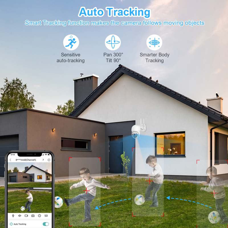 Smar 3MP Wireless CCTV Securit - Home Security Kamera recension och pris