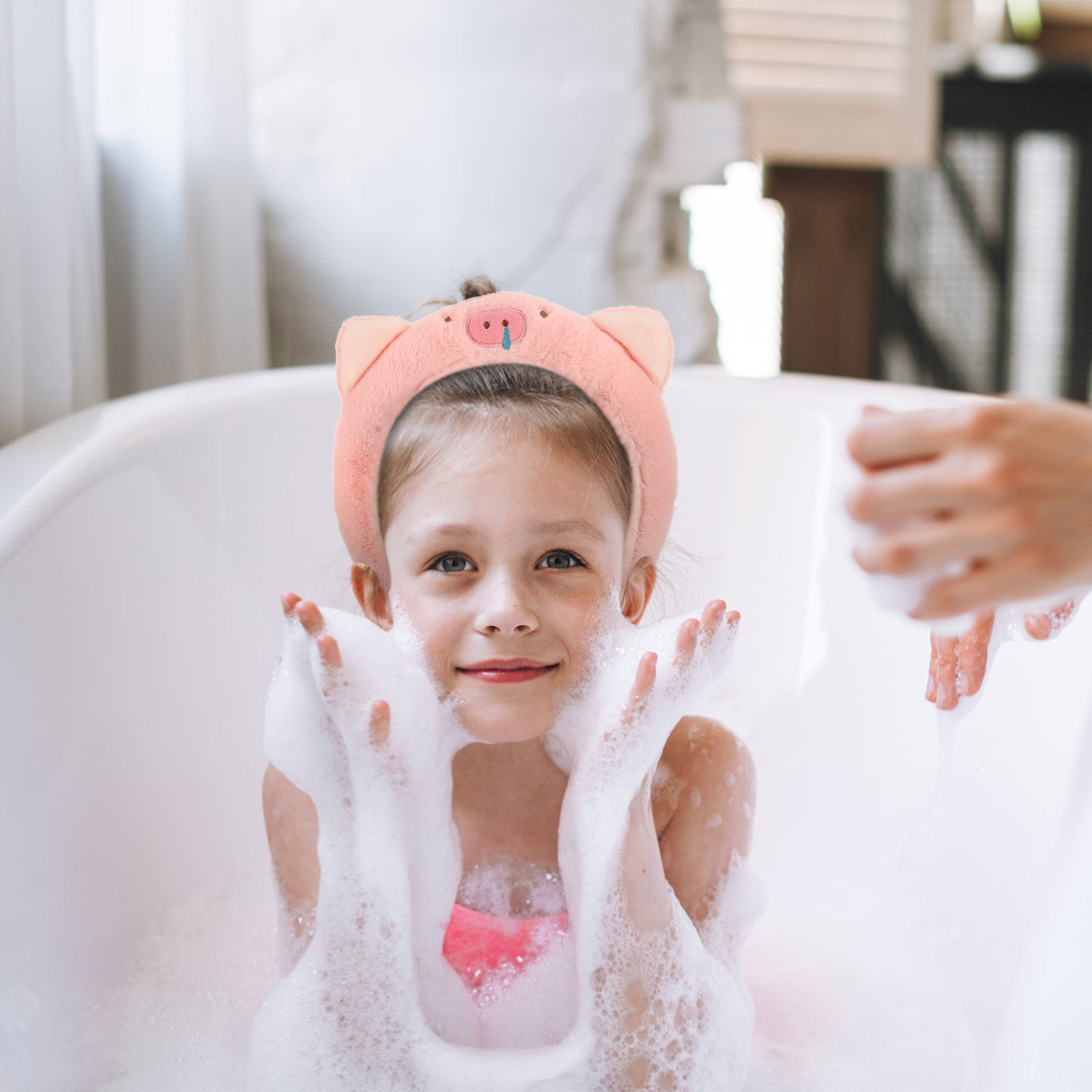 Pink Pig Ears Headband Women G - Home Security Units recension och pris