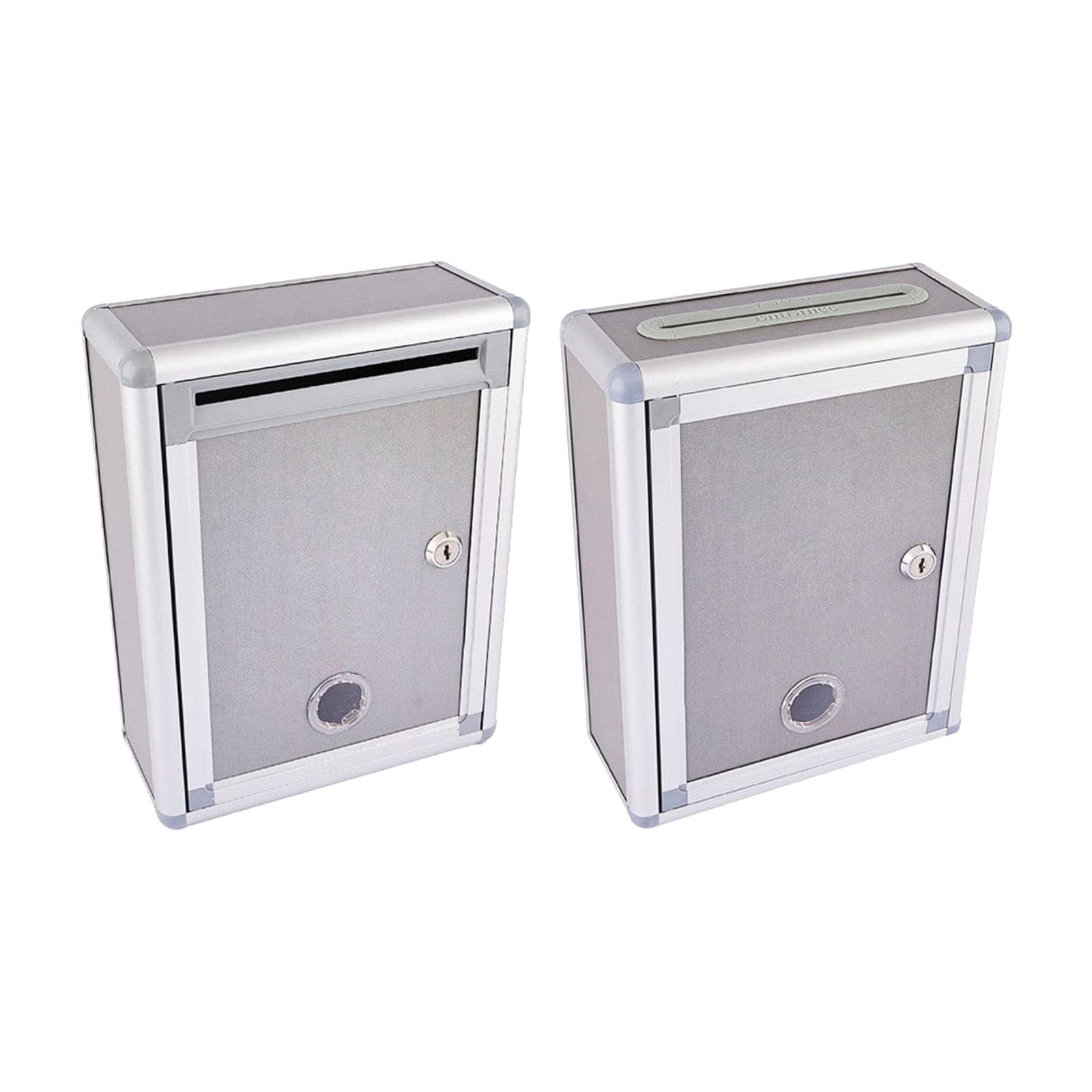 Wall Mail Box with Lock Metal  - Home Security Letters recension och pris