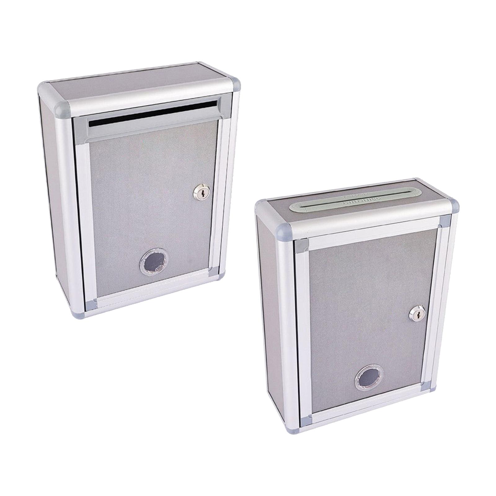 Wall Mail Box with Lock Metal  - Home Security Letters recension och pris