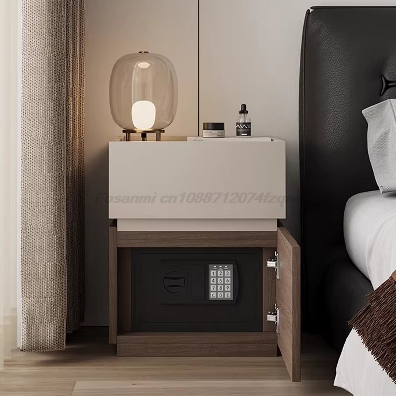 Italian Minimalist Nightstand  - Home Security Units recension och pris