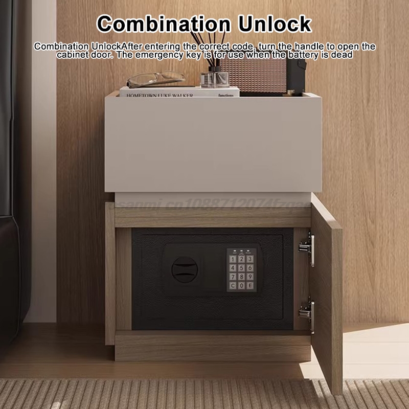 Italian Minimalist Nightstand  - Home Security Units recension och pris