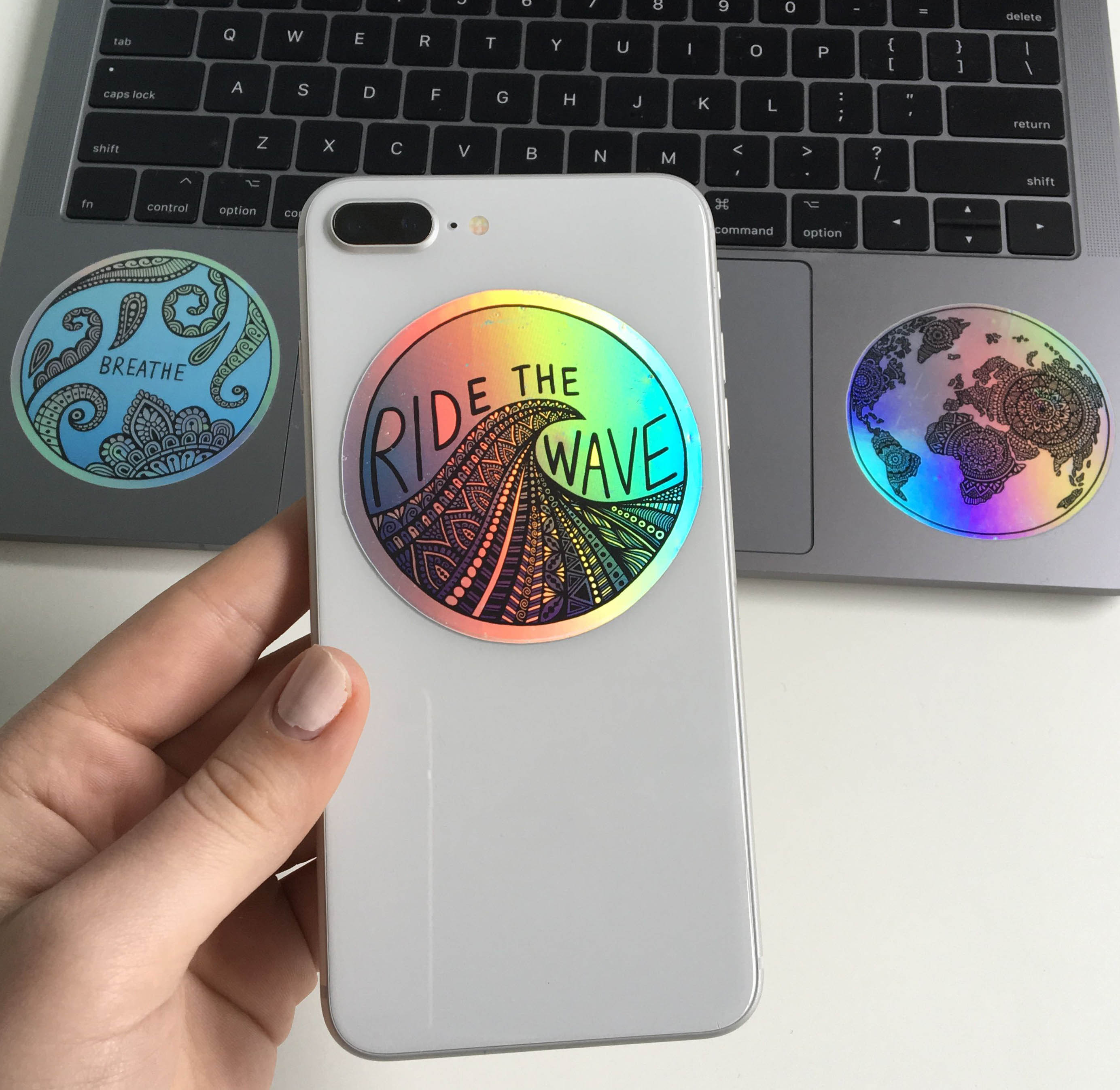Custom Holographic Stickers Ae - Home Security Laser recension och pris