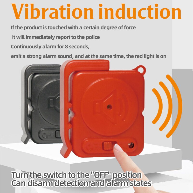KERUI Wireless Vibration Alarm - Home Security For Doors recension och pris