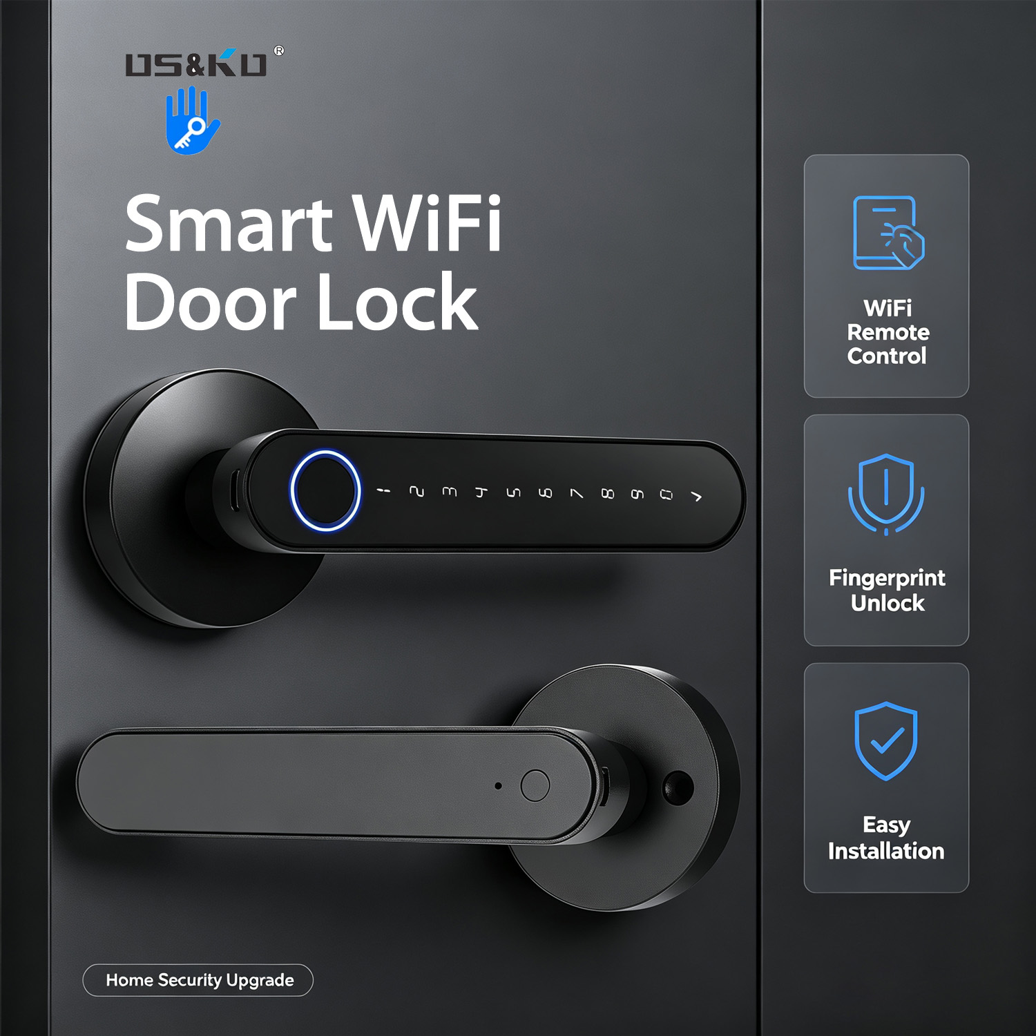 TTLock Smart Digital Door Lock - Home Security Officer recension och pris