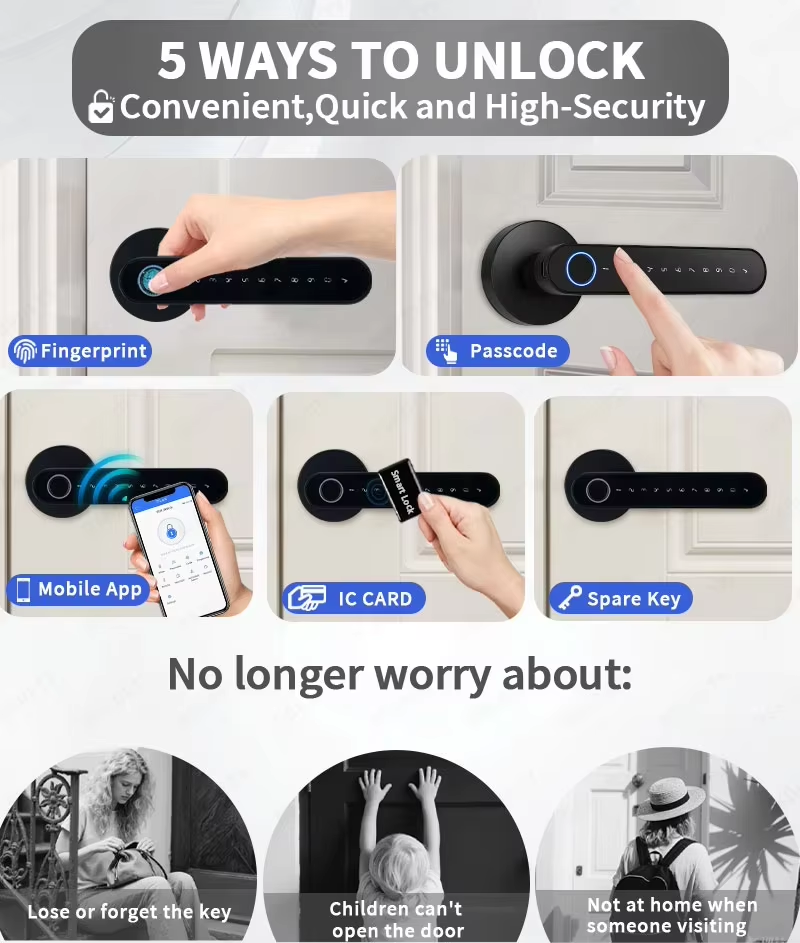 TTLock Smart Digital Door Lock - Home Security Officer recension och pris