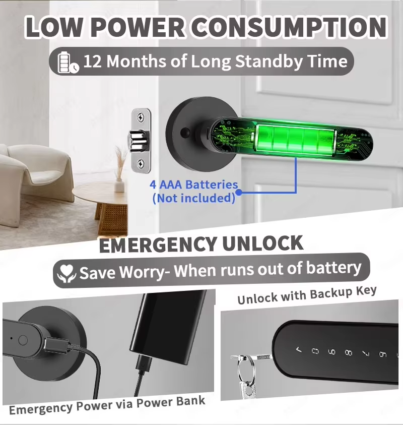 TTLock Smart Digital Door Lock - Home Security Officer recension och pris