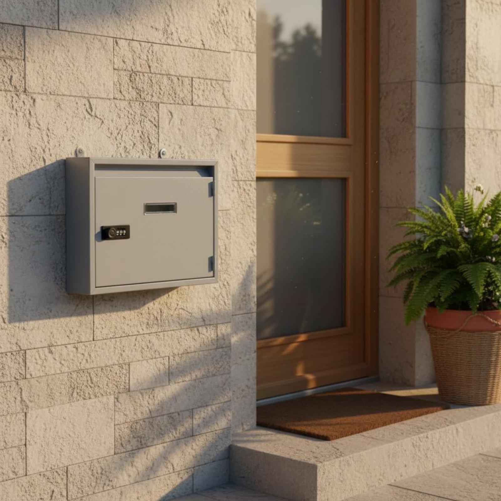 Mailbox with Lock Home Exterio - Home Security Letters recension och pris