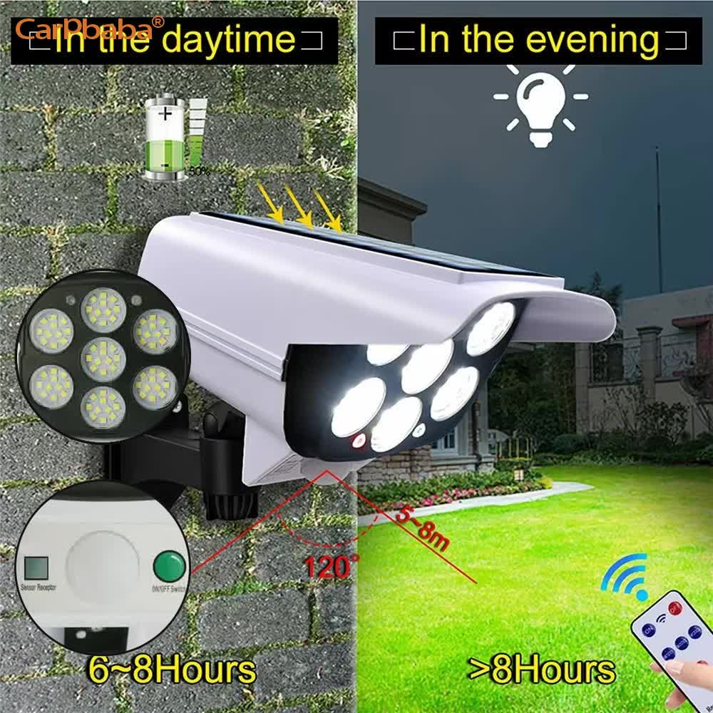 Outdoor Solar Light Motion Sen - Home Security Cameras Wireless recension och pris