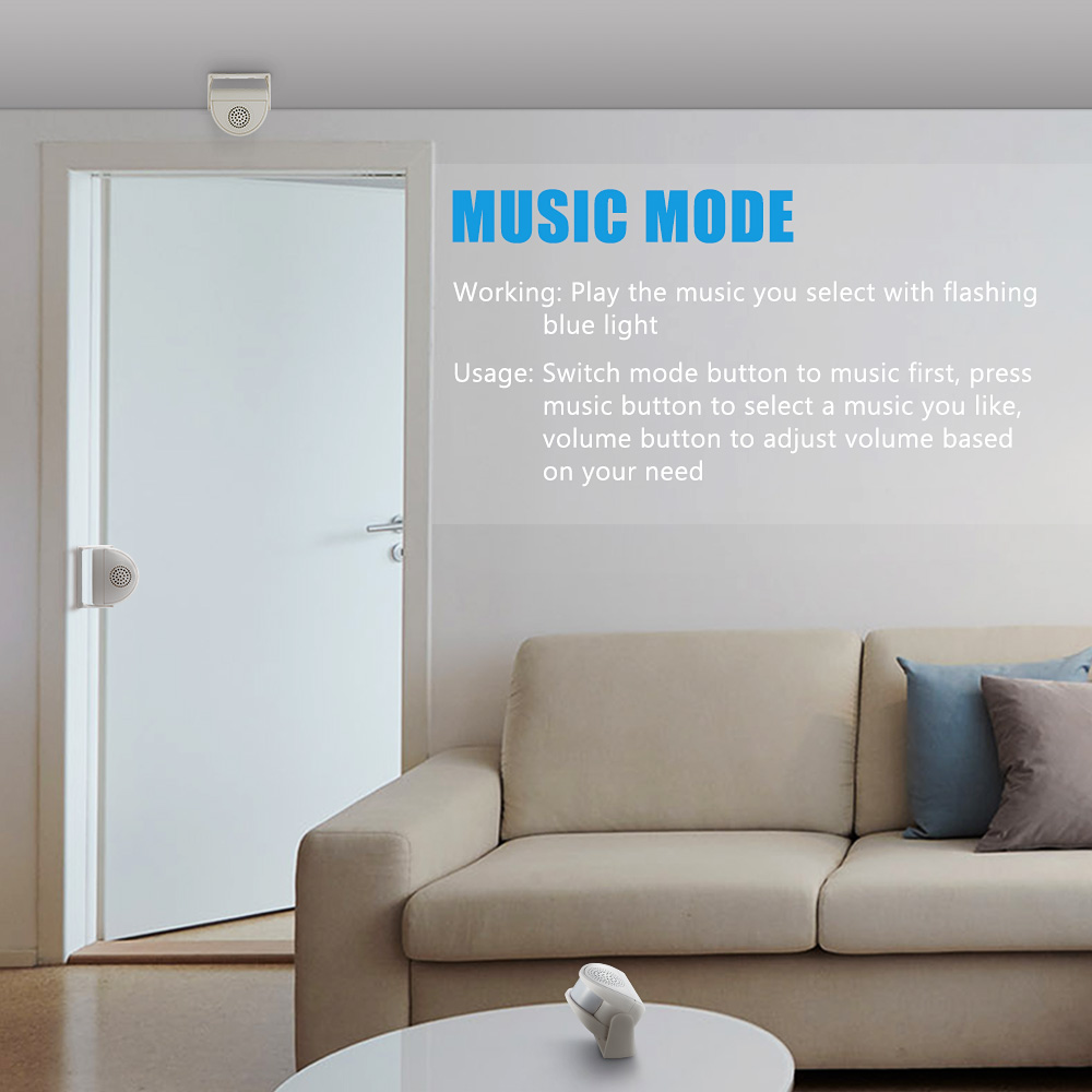 32 Songs Welcome Infrared Chim - Home Security Gadgets recension och pris