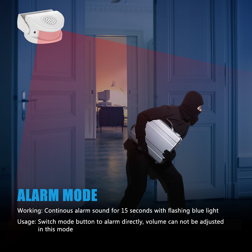 32 Songs Welcome Infrared Chim - Home Security Gadgets recension och pris